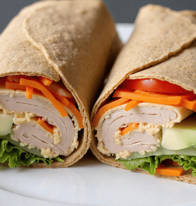 Grilled Greek chicken pita stuffed with juicy tomatoes, lettuce, red onions, cucumbers, and creamy tzatziki on a toasted flatbread.